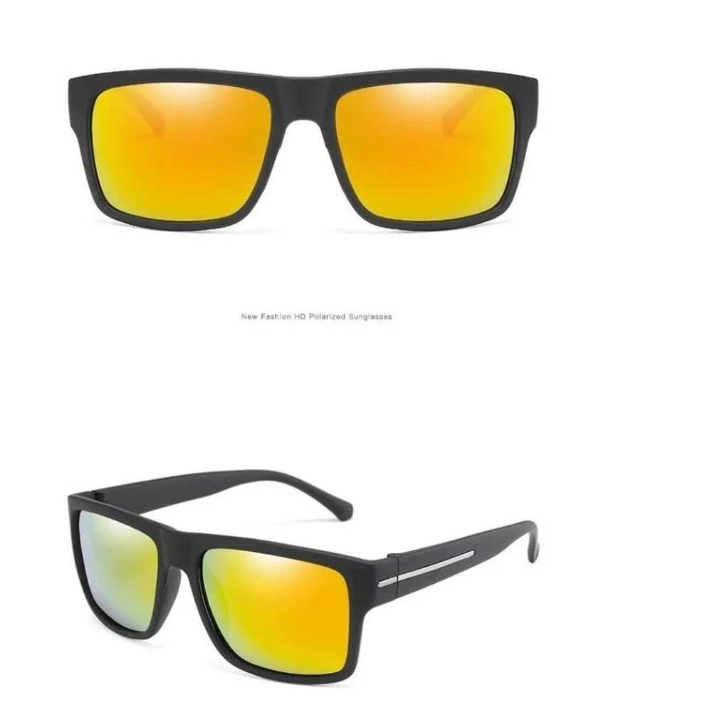 Black Frame Sunglasses Women Polarized Mirrored Lens Fashion Sun Glasses Driving